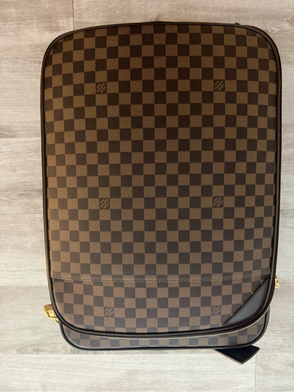 LOUIS VUITTON Pegase 55 Business Luggage Damier Ebene Travel Bag Brown